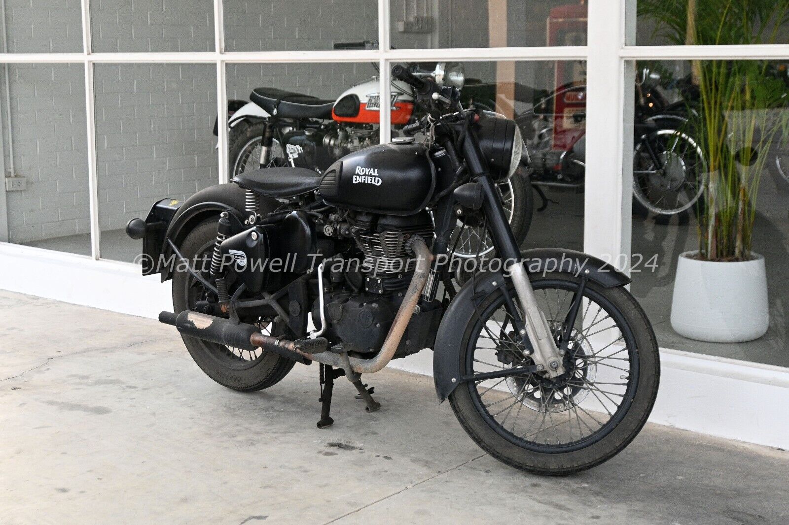 Motorcycle Photo 12x8 - Royal Enfield