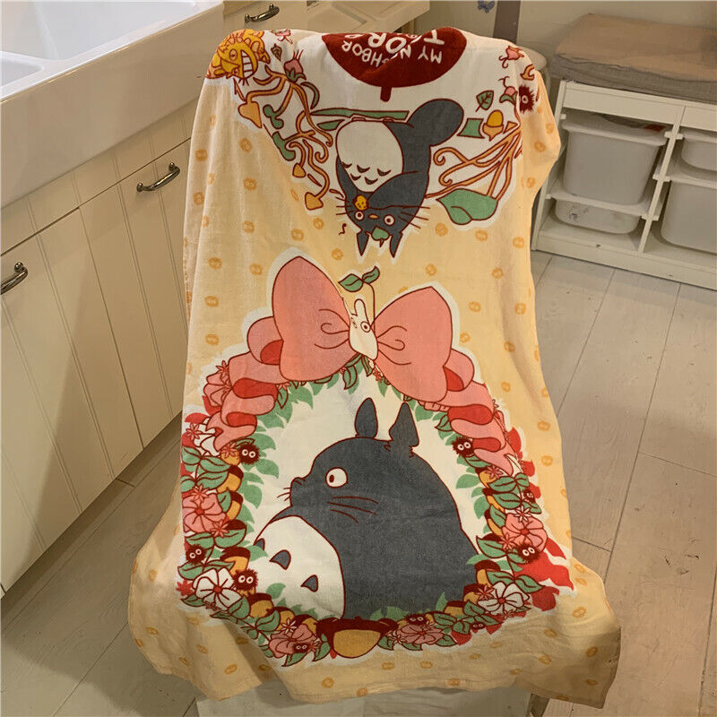 Summer Ghibli Totoro BeachTowel Bath Towel 120*70CM 