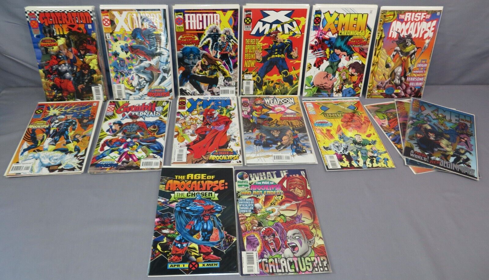 X-MEN: THE AGE OF APOCALYPSE Full Run 43 Total Comics Marvel 1995 Complete Set