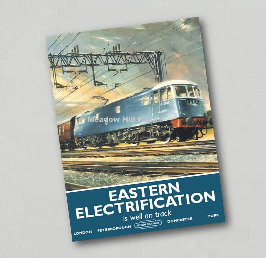 Class 81 Electric locomotive Eastern Electrification Fridge Magnet British Rail