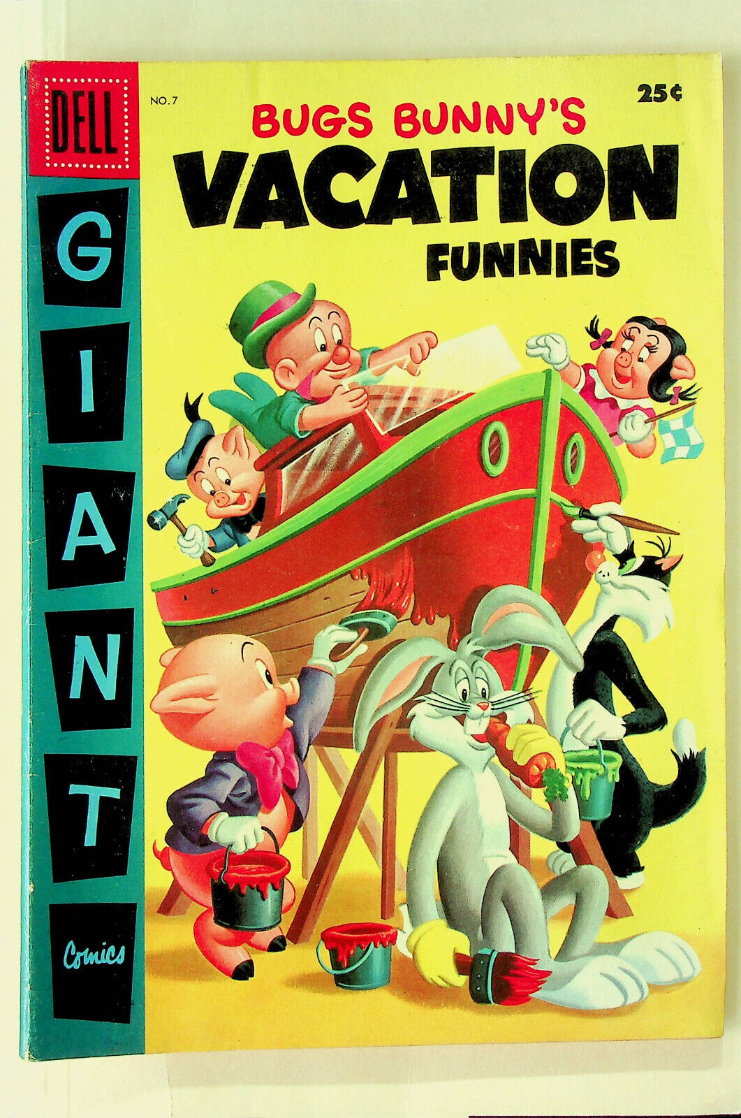 Bugs Bunny\'s Vacation Funnies #7 (1957, Dell) - Good+