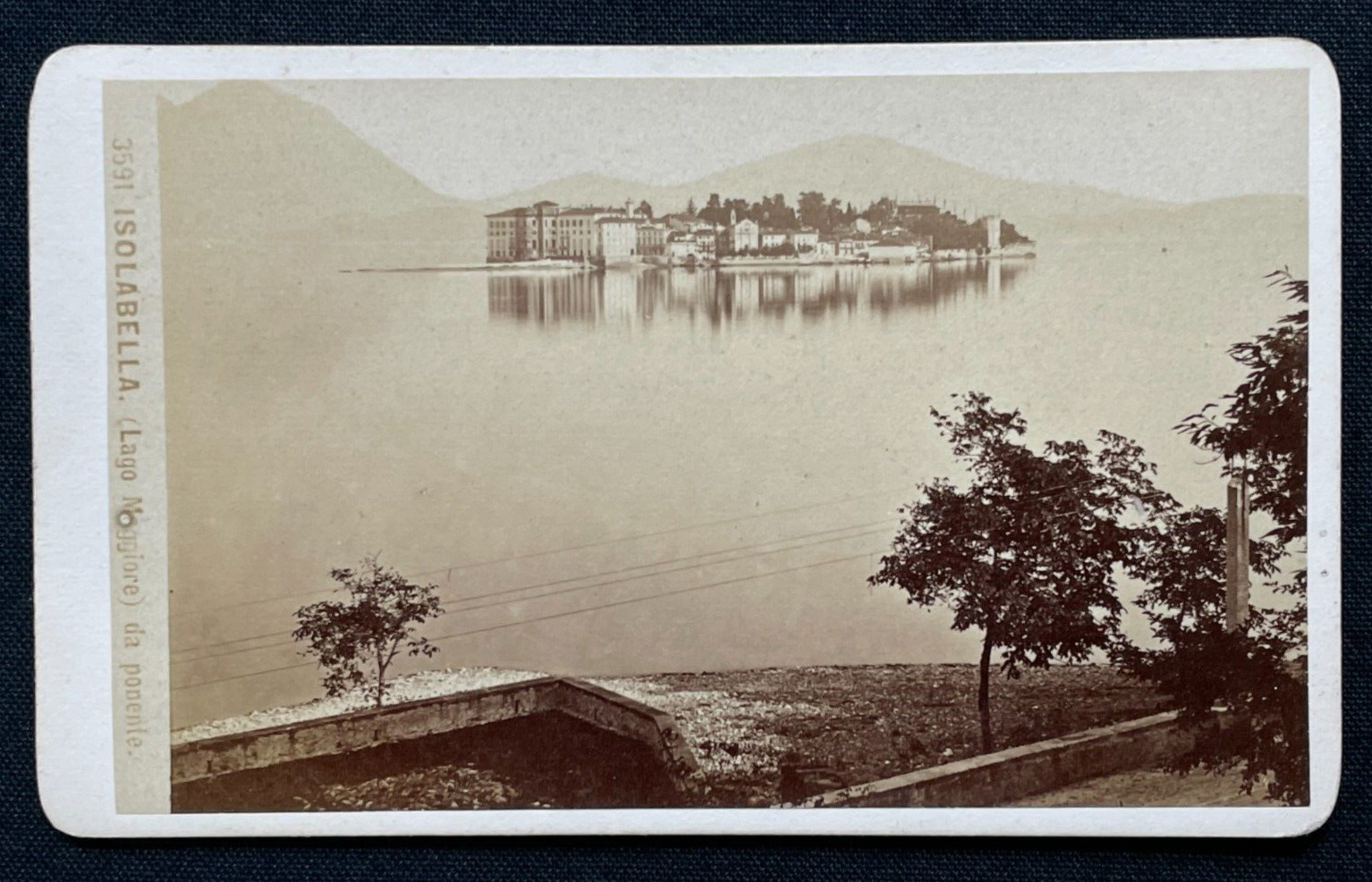 c.1870s CDV, Isola Bella, Lake Maggiore, Giacomo Brogi of Florence Firenze