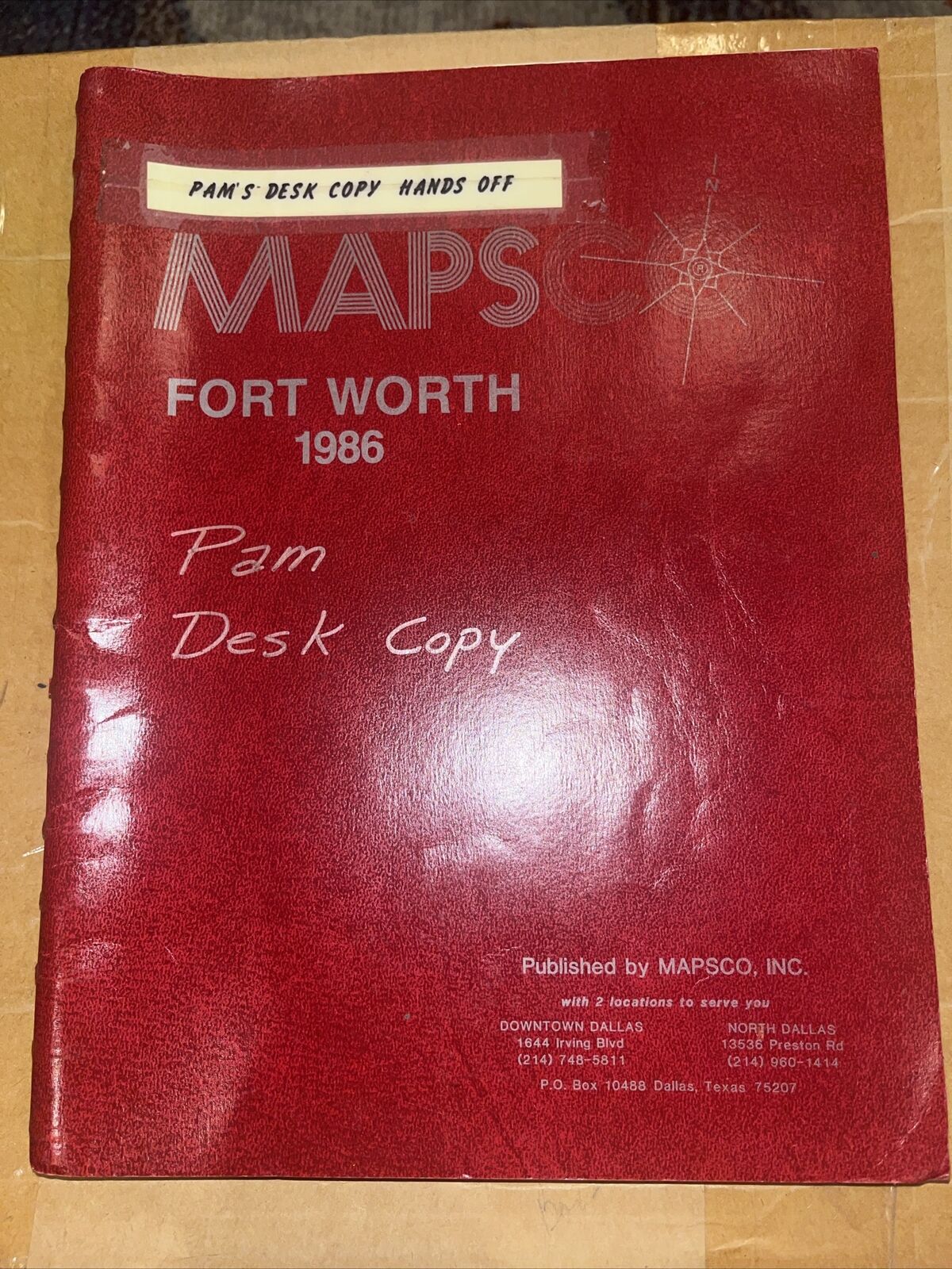 Mapsco 1986 Fort Worth 
