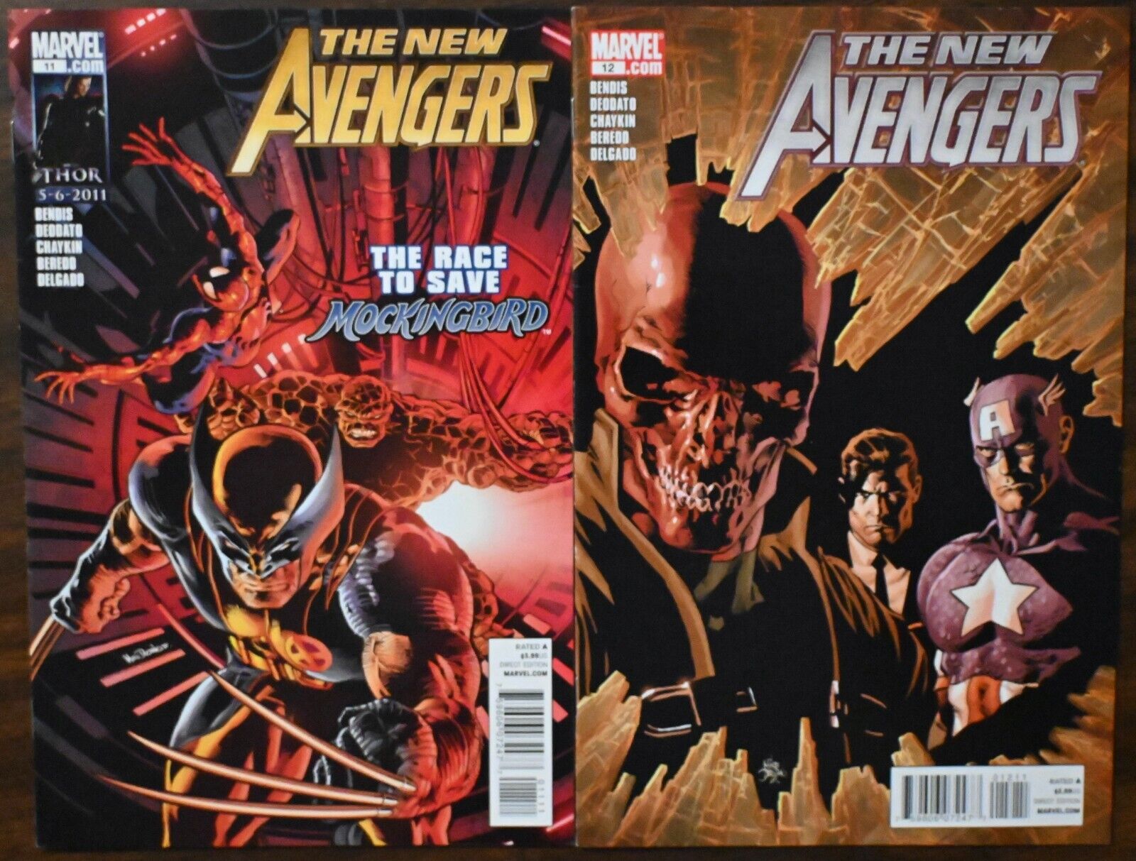 MARVEL Comic (2010) - New Avengers #11 & #12 - Bundle of 2