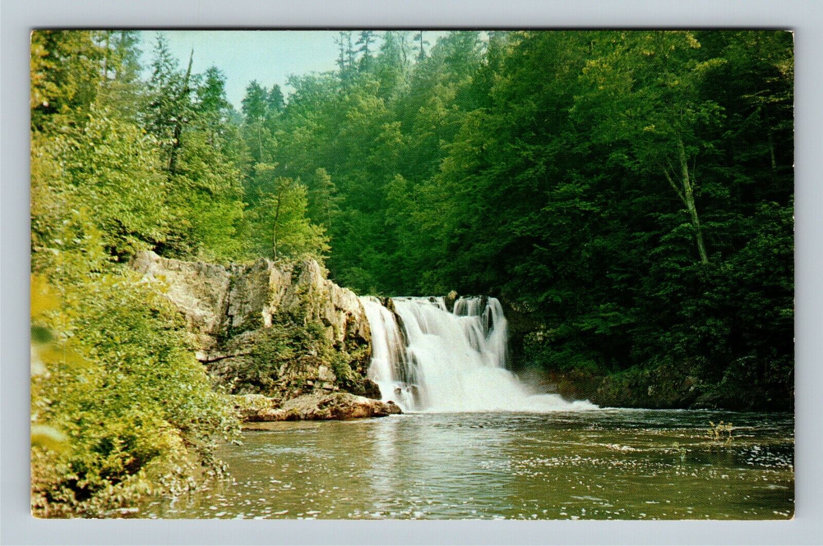Cades Cove TN, Abrams Falls, Smokey Mountains, Tennessee Vintage PostcardÂ Â 