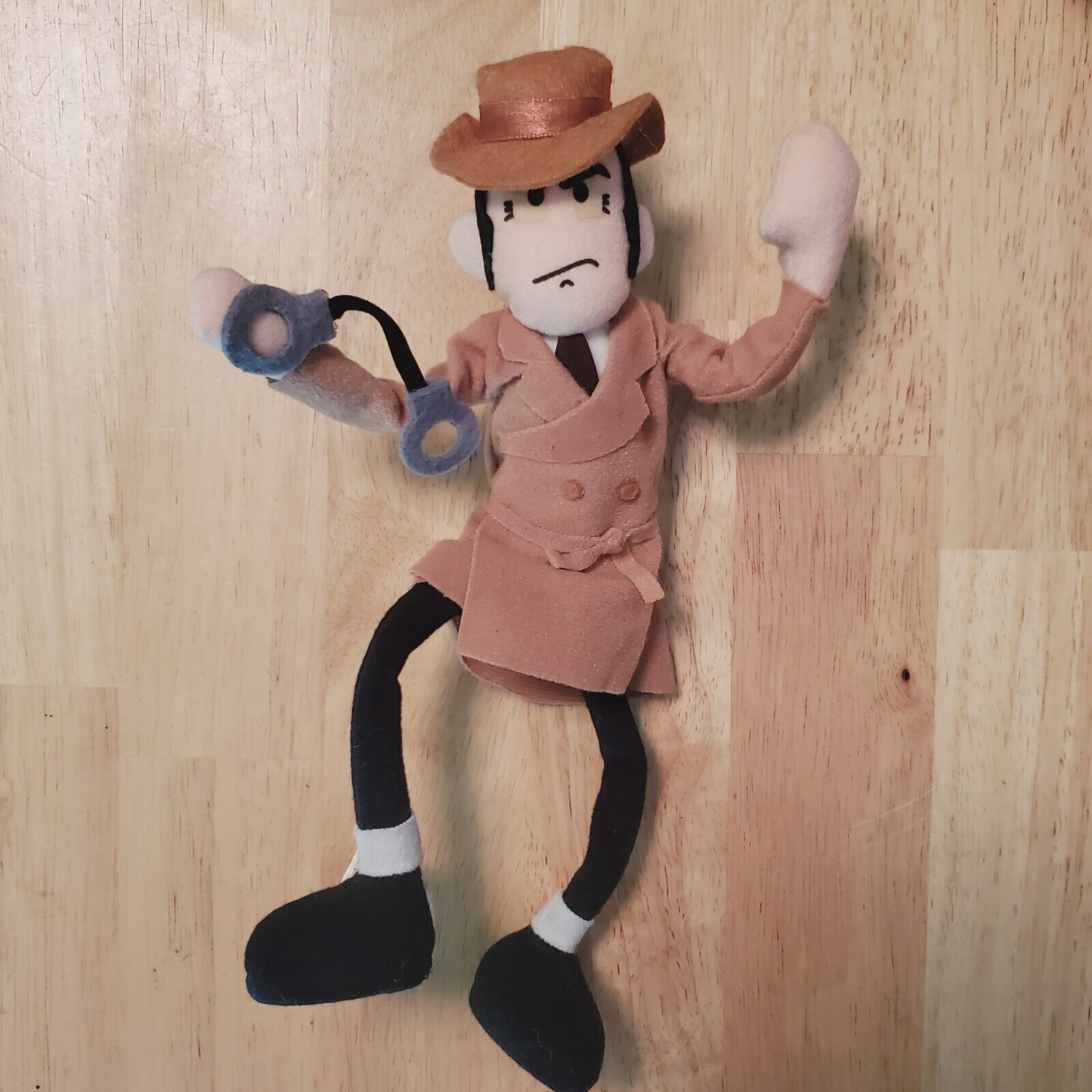 Lupin The 3rd Posable Inspector Zenigata Plush Figure 9\