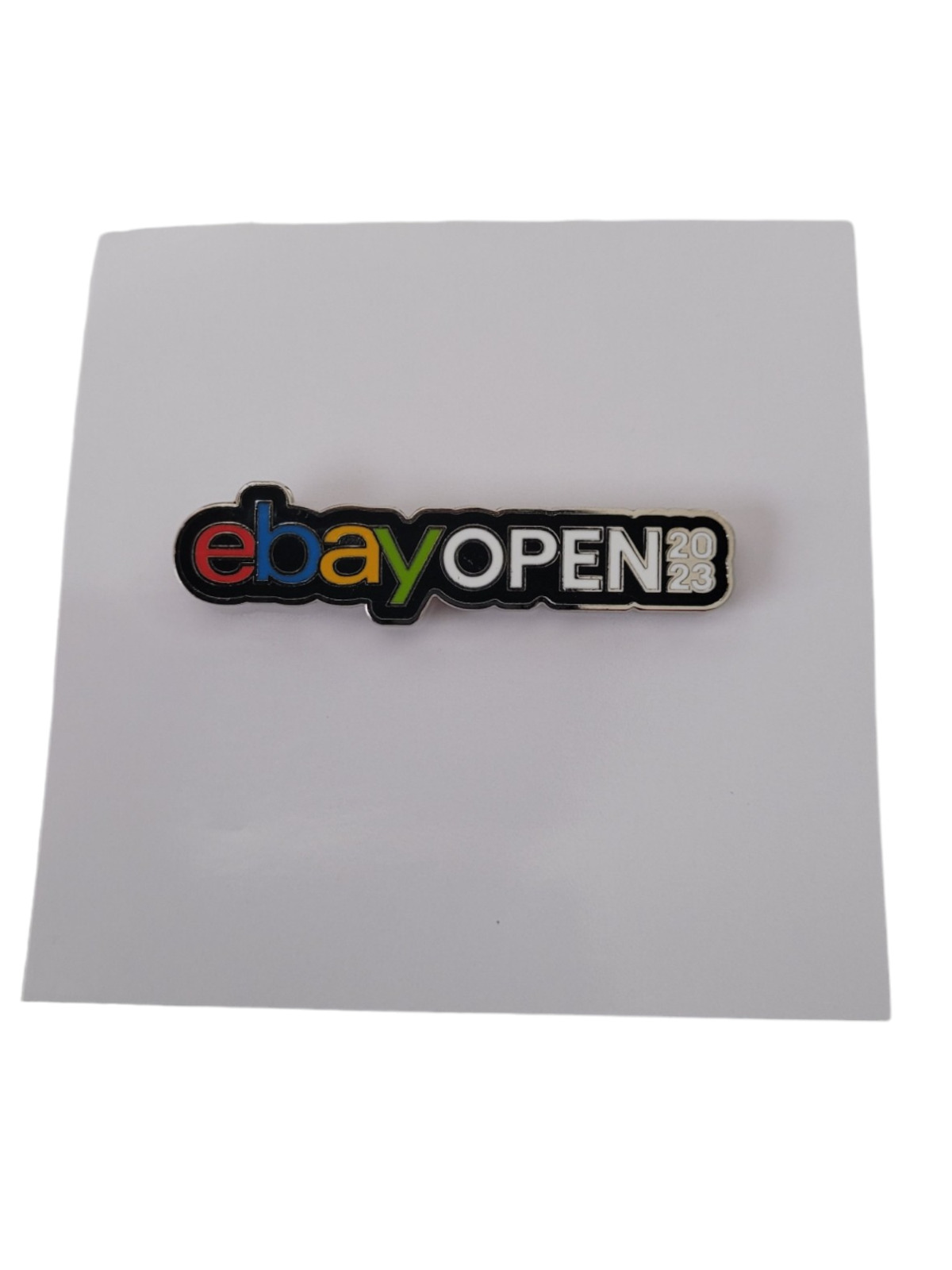 New Ebay Open 2023 2 Inch Collector Pin with Backing Board