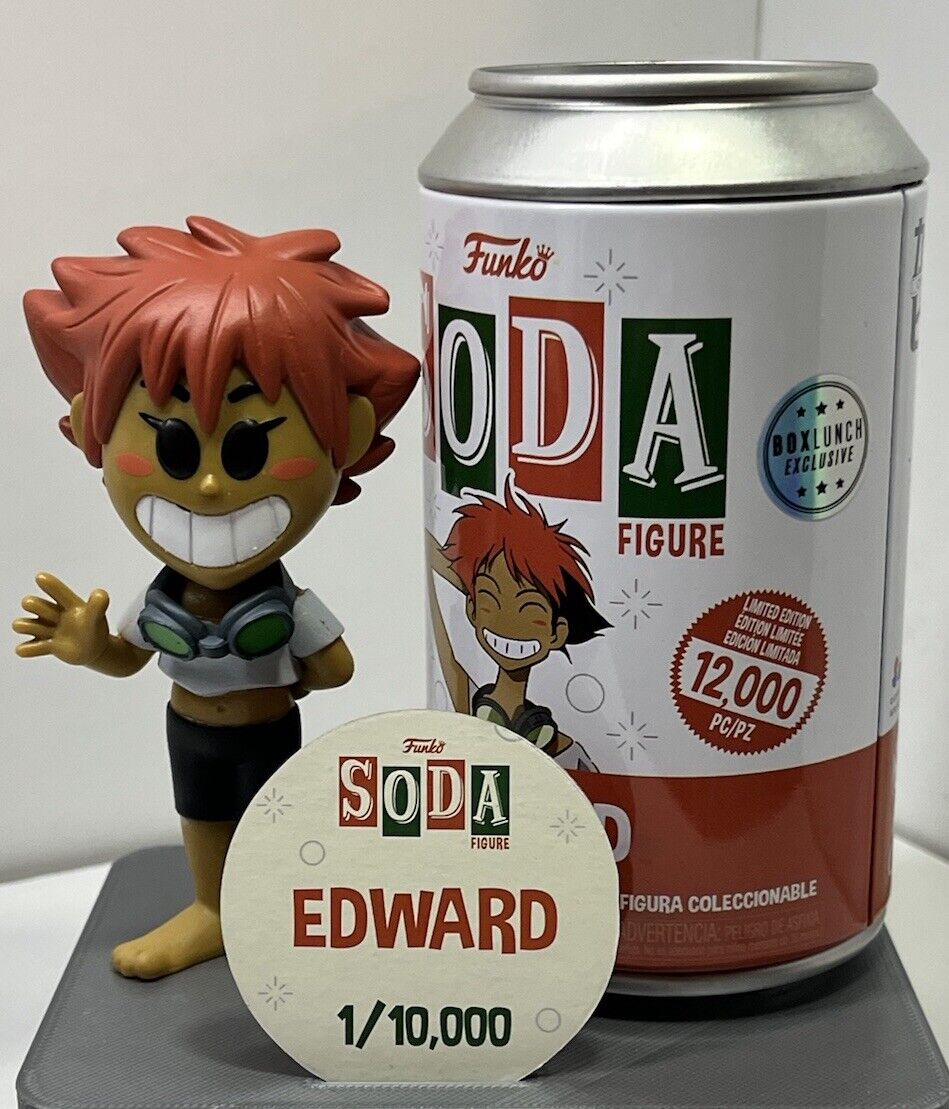 Funko Soda Cowboy Bebop EDWARD Limited Edition Figure Box Lunch Exclusive Common