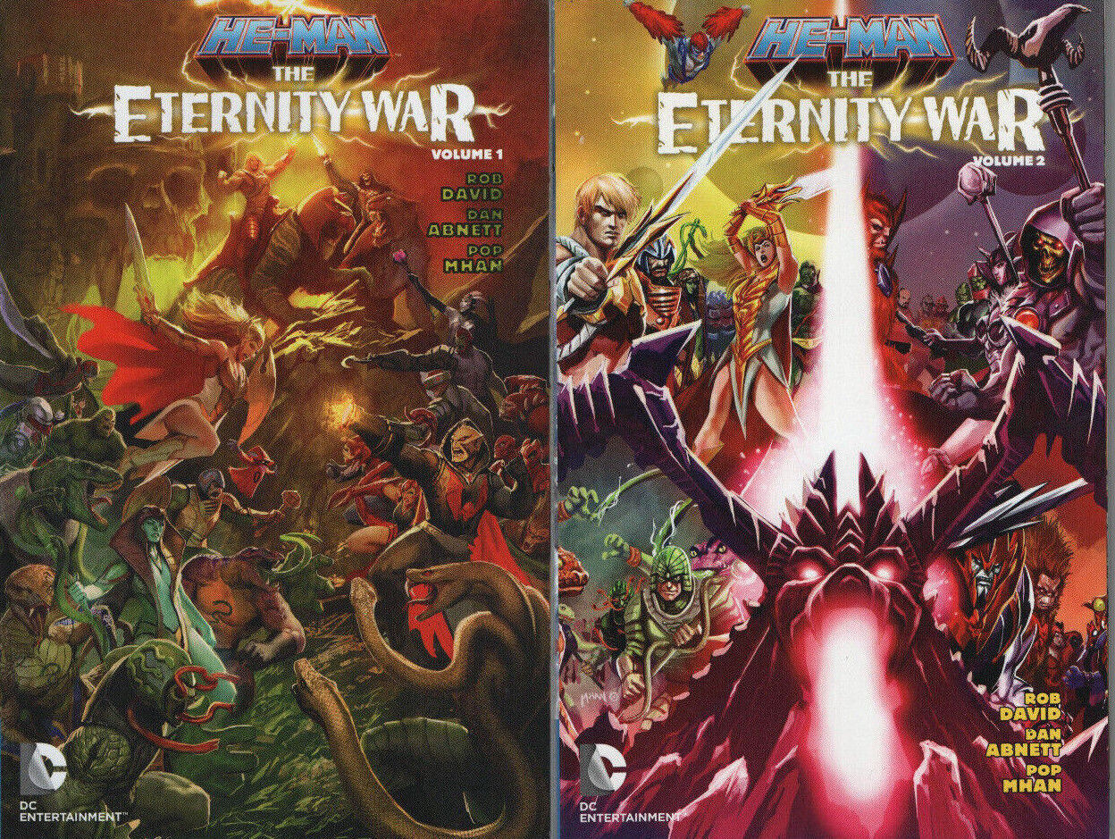He-Man Masters of the Universe The Eternity War Vol 1 & 2 OOP TPB Graphic Novel