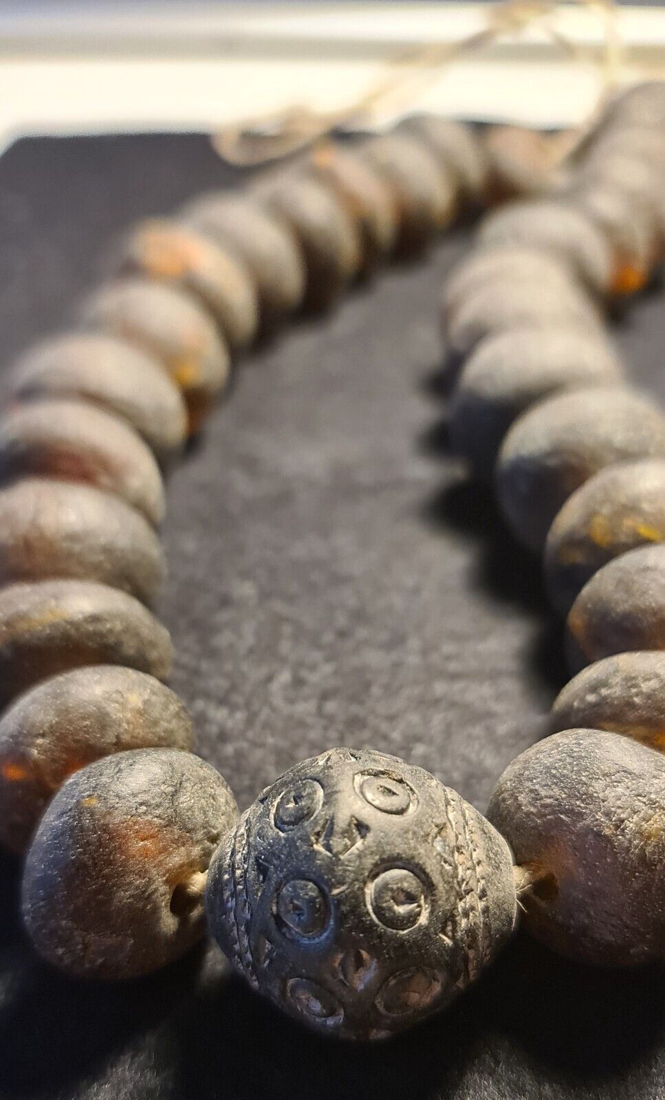 Ancient Roman Glass Bead Necklace.Very Rare 1st - 3rd century AD
