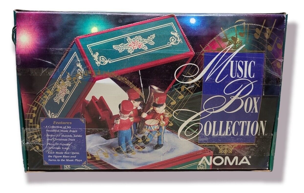 Vintage Noma Music Box Christmas Collection 18 songs animated - TESTED WORKS
