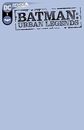 DC Batman Urban Legends #1 BLANK Sketch Cover Variant  -