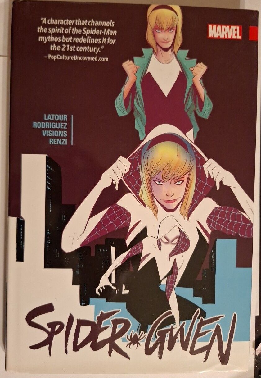 Spider-Gwen Vol 1 Deluxe HC 2017 Marvel Spider-man Spider-Verse Latour Marvel