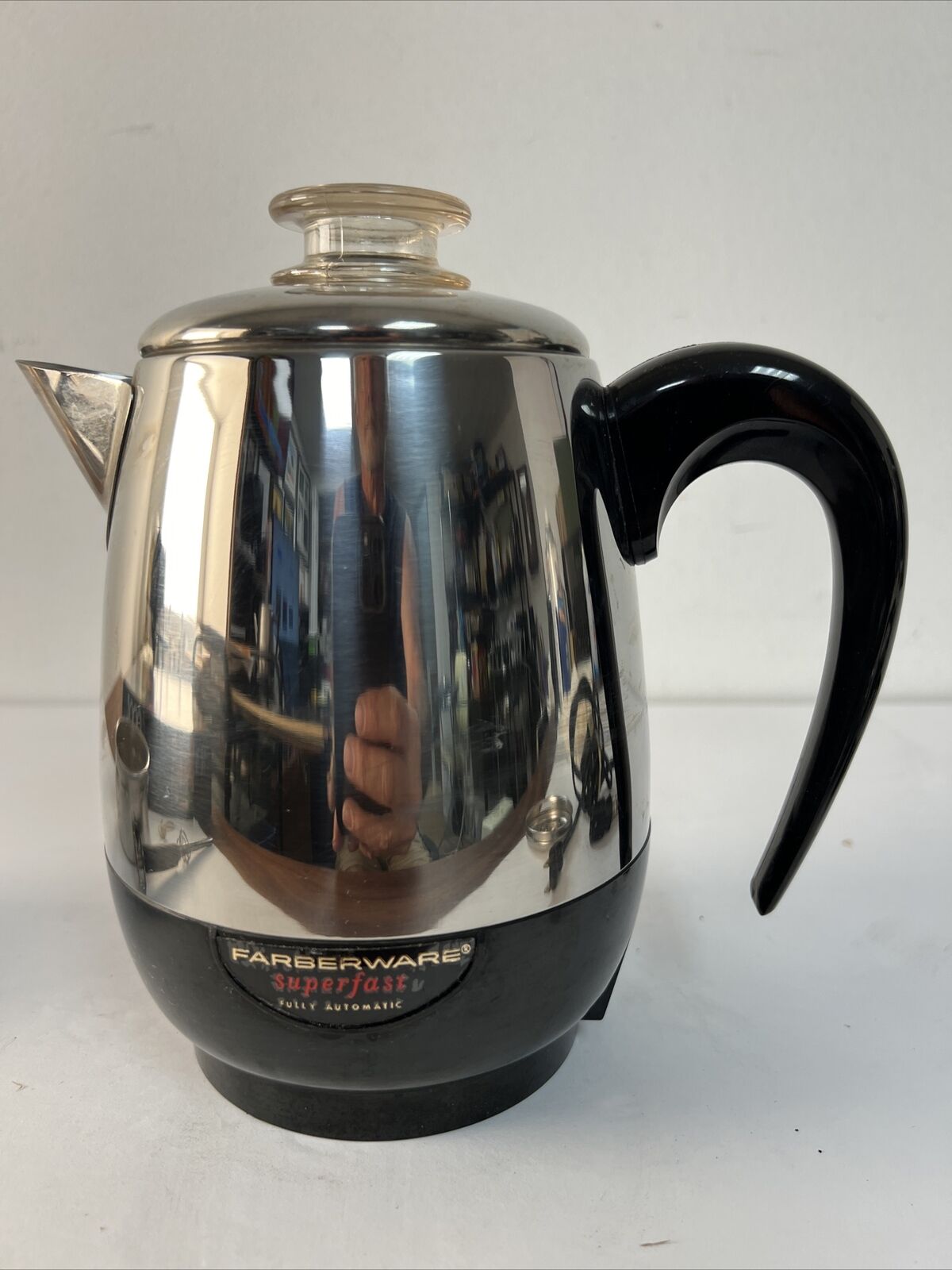 Farberware Superfast Electric Coffee Percolator 2-4 Cup Model 134 WORKS vtg USA