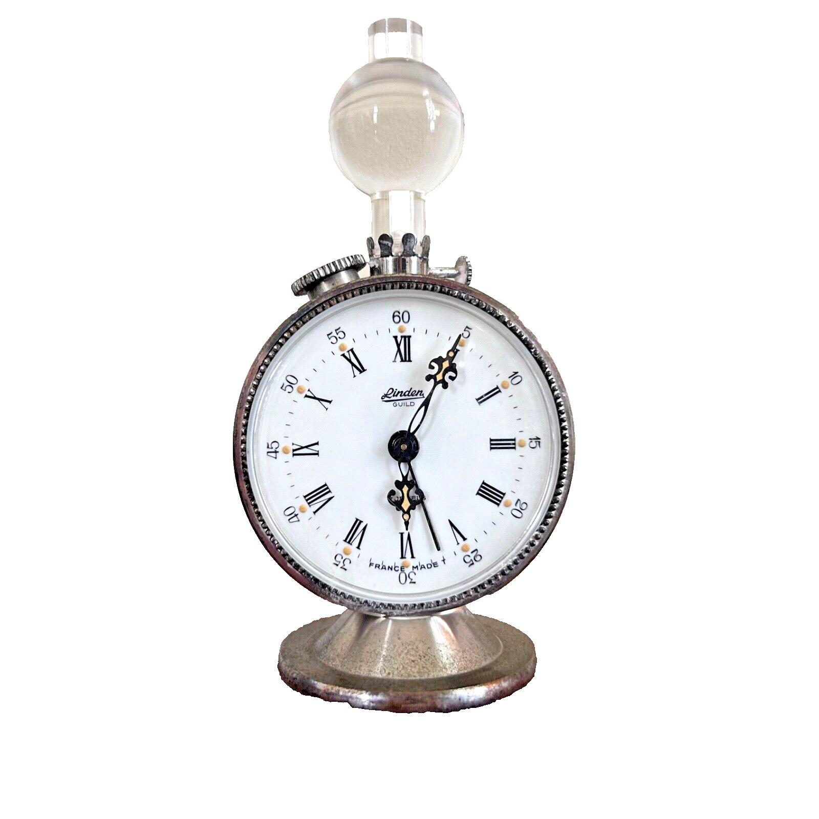 VTG Petite Linden Guild 8 Day 7 Jewel France Made Cuckoo Clock Co Alarm Works