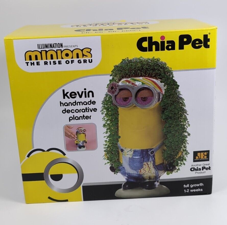 Chia Pet Hippie Kevin Handmade Decorative Planter From The Minions Rise Of Gru