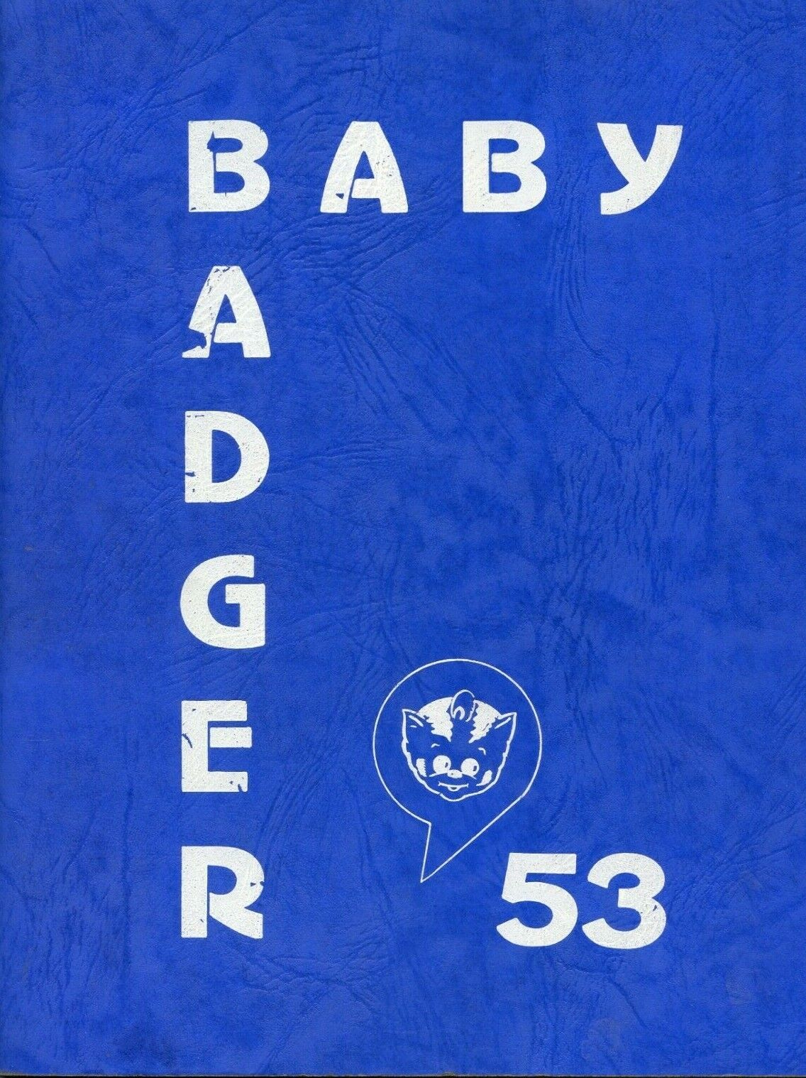 1953 Wisconsin High Yearbook Madison, WI Baby Badger (UW-Ed Dept School)
