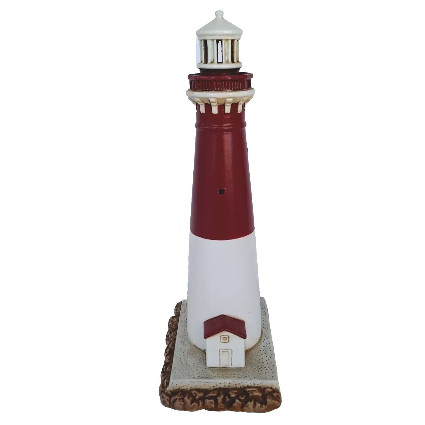 Vintage Lefton Lighthouse Collection 1859 Barnegat Hand Painted Lighted 1994