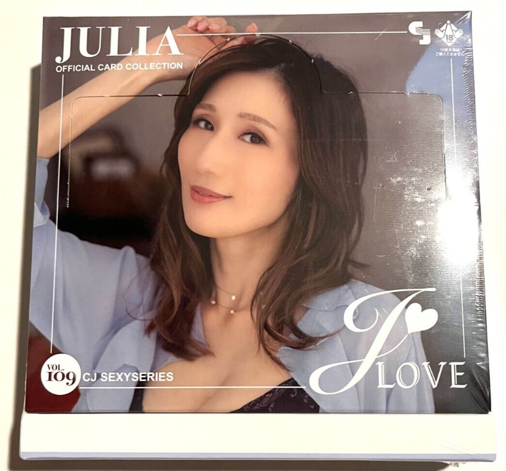Jyutoku CJ Sexy Card Series Vol. 109 Julia JLOVE Box - 12 Packs - New Sealed