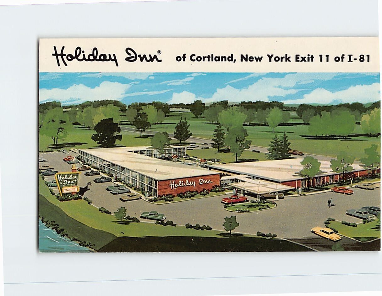 Postcard Holiday Inn of Cortland New York USA