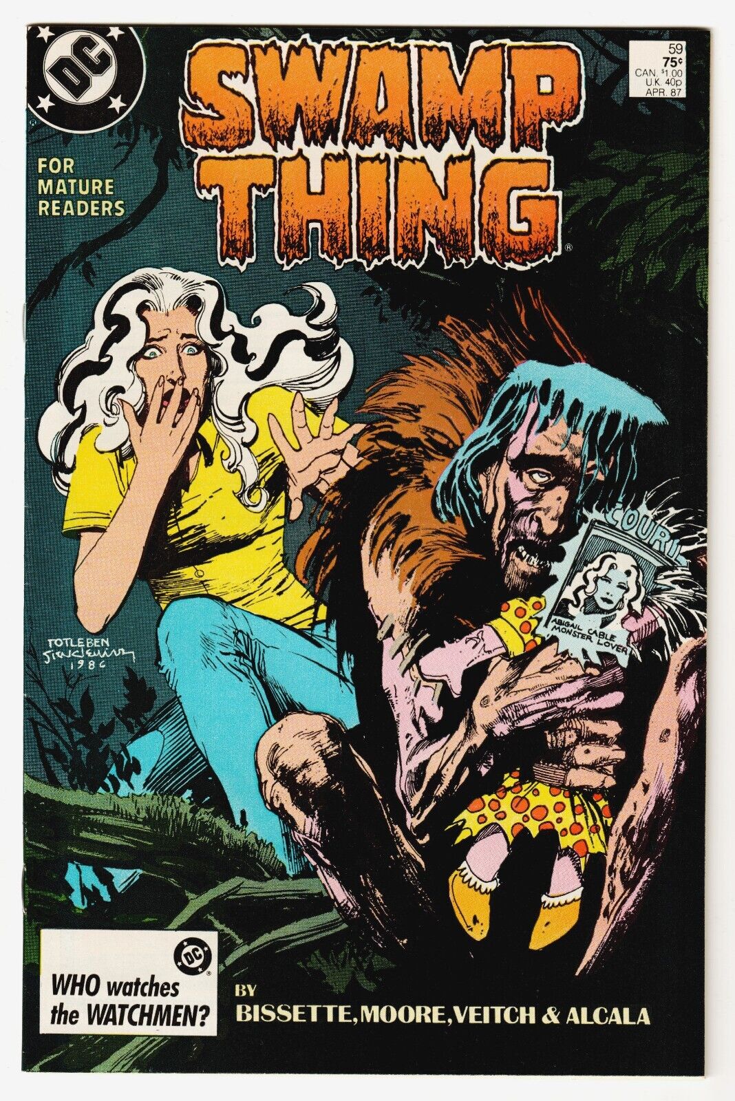 SWAMP THING #59 HI GRADE NM 1987 Vintage DC Comics ALAN MOORE Combined Shipping