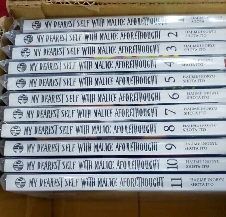 My Dearest Self With Malice Aforethought Manga Vol:1-11 (END) Full Set English