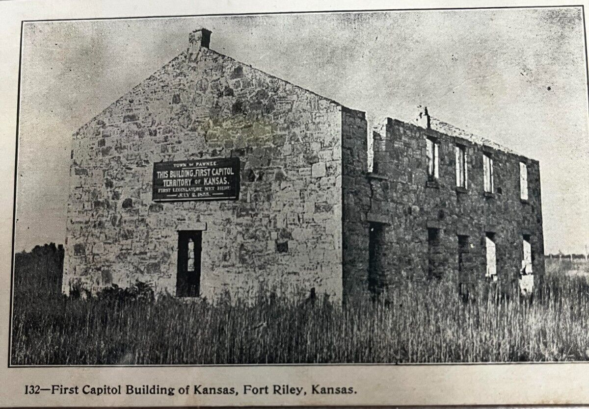 132-First Capitol Building Of Kansas, Fort Riley