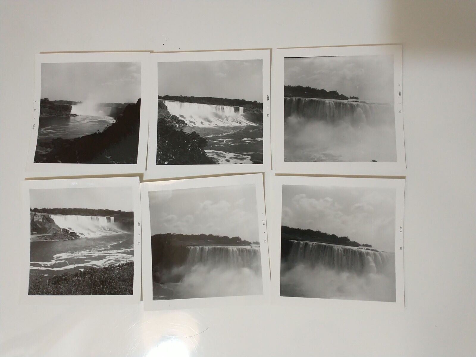 Vtg Niagara Falls Vacation Photos B&W Picture 3.5\