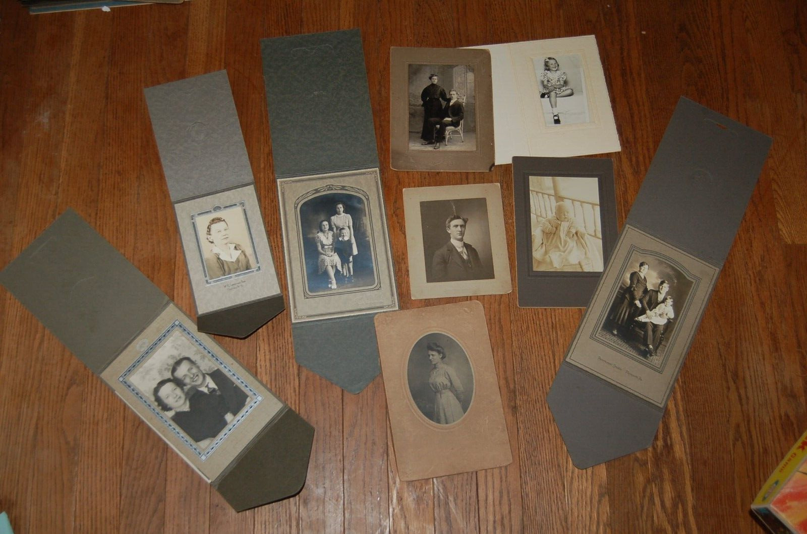 Antique Cabinet Card Photo Studio Lot photographs