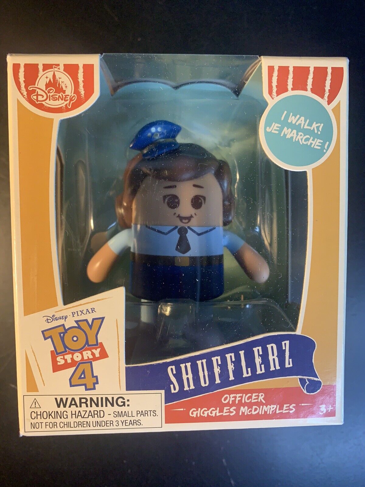 New Disney Store Toy Story 4 Shufflerz Officer Giggles McDimples Walking Figure