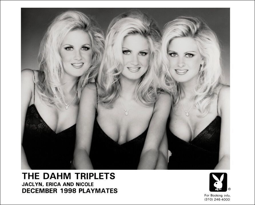 DAHM TRIPLETS (Jaclyn, Erica & Nicole) — 8x10 PHOTO