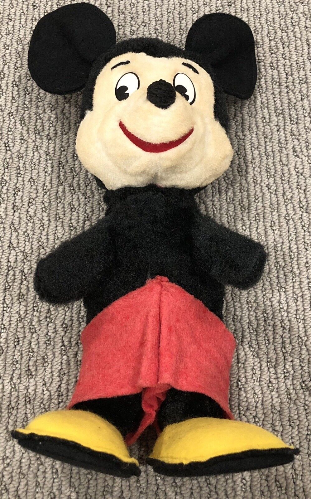 Vintage Mickey Mouse 13” Plush Toy Stuffed J Swedlin Gund Mfg 1950’s