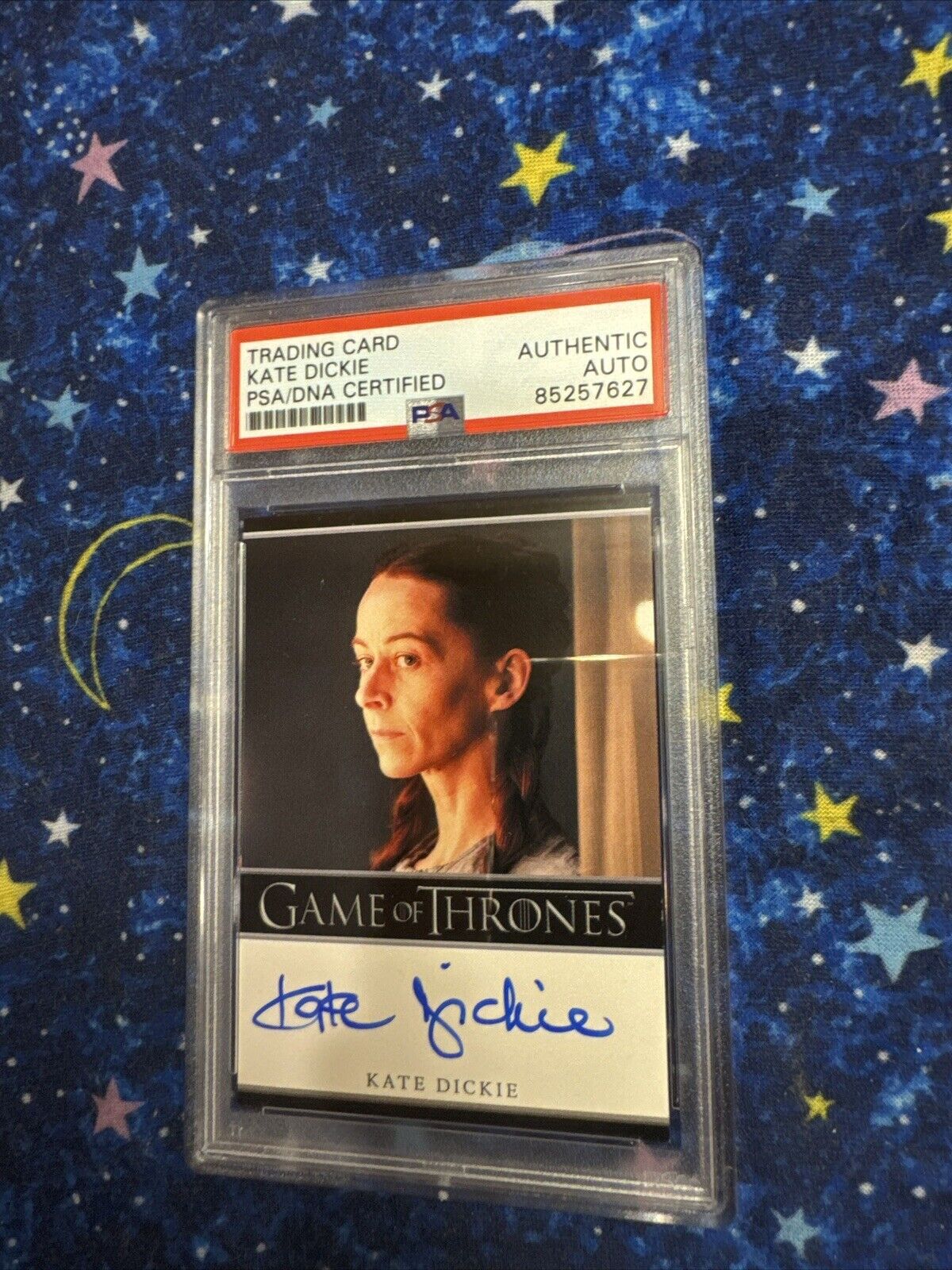 2012 Game Of Thrones Auto KATE DICKIE AS LYSA ARRYN AUTOGRAPH
