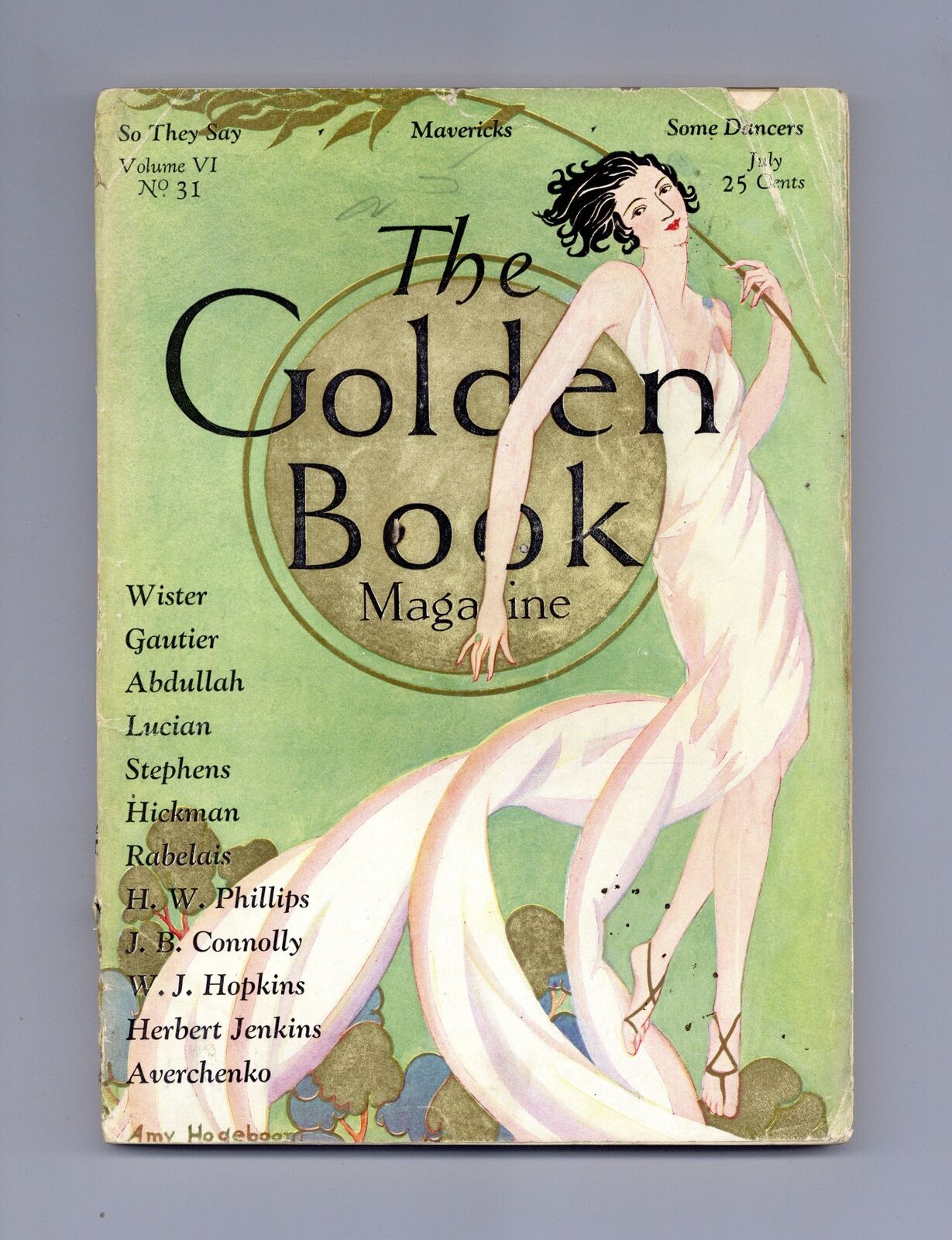 Golden Book Magazine Jul 1927 Vol. 6 #31 GD Low Grade