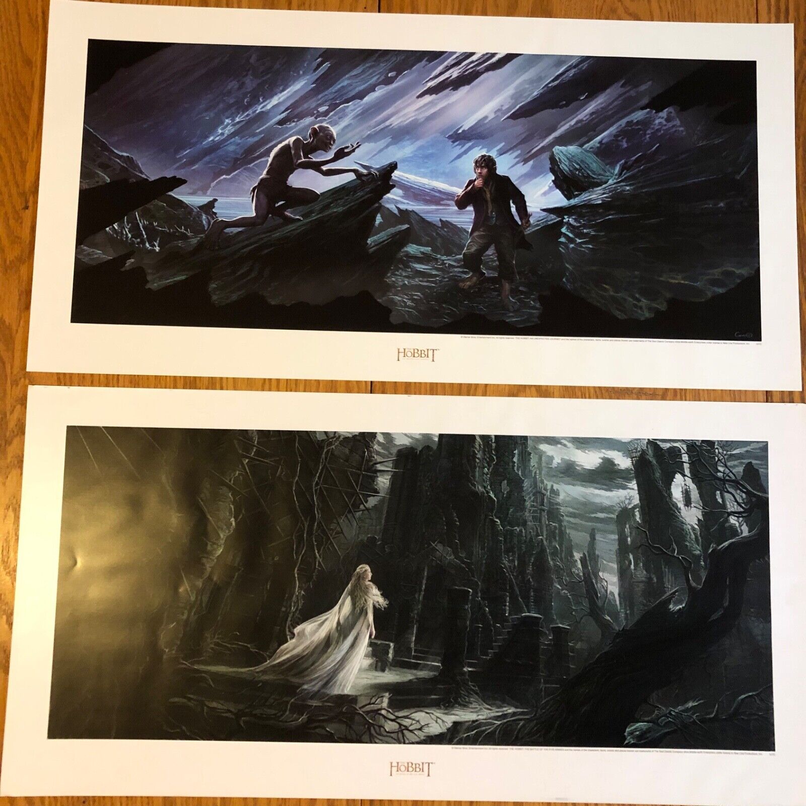 8 Weta Art Prints LOTR Lord of the Rings Hobbit