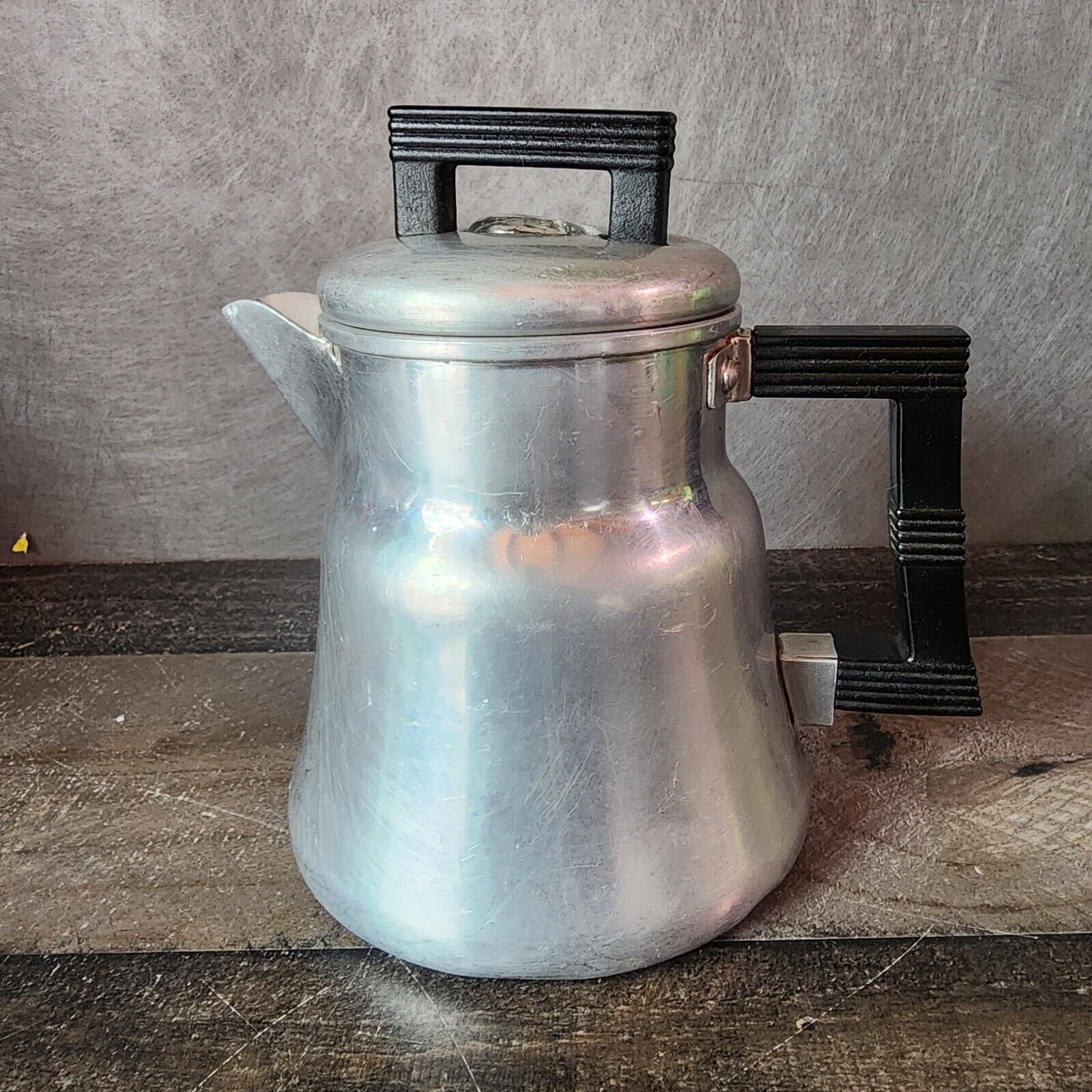 Vintage 1950’s Wear-Ever Aluminum Half Percolator Coffee Pot  #5061 USA