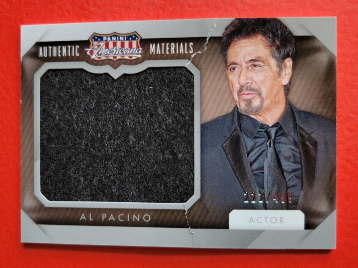 Al Pacino WORN JUMBO RELIC CARD #d222/499 *NOT MINT* Godfather MICHAEL CORLEONE