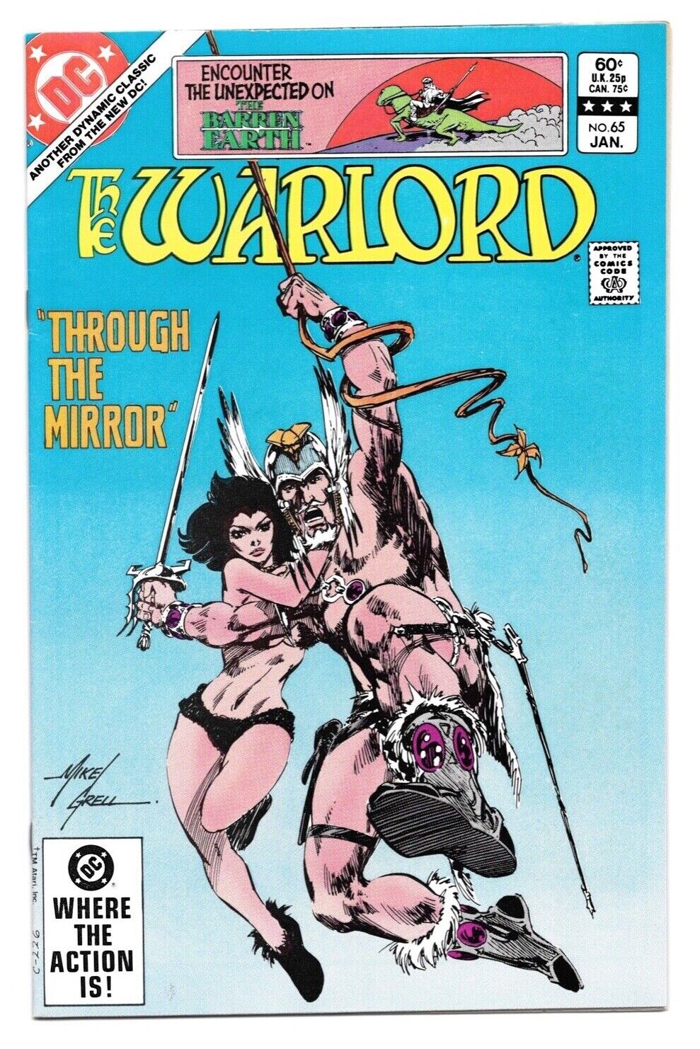 The Warlord Volume 8 No. 65 Through The Mirror (1983) vf condition / sh2