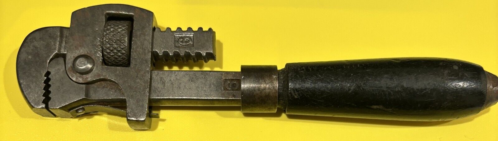 Vintage Adjustable Pipe Wrench Antique