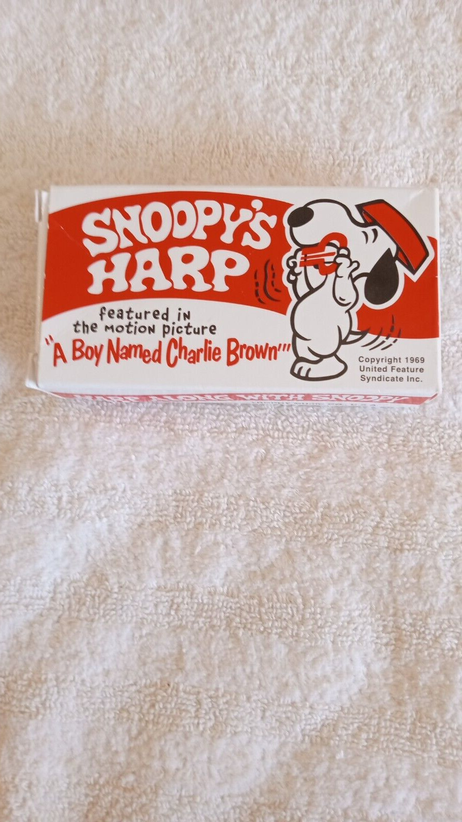 Vintage Snoopy’s Harp - Made In USA Copyright 1969 United Feature Syndicate Inc.