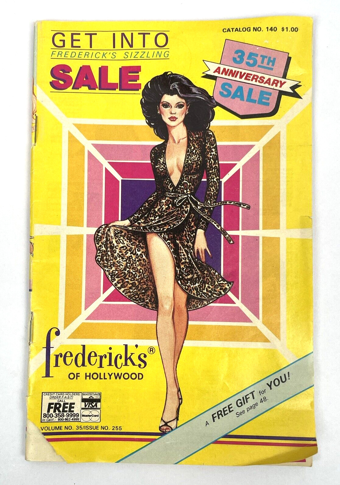 Vintage Frederick’s of Hollywood Catalog 1970s Lingerie Bra Panties Advertising