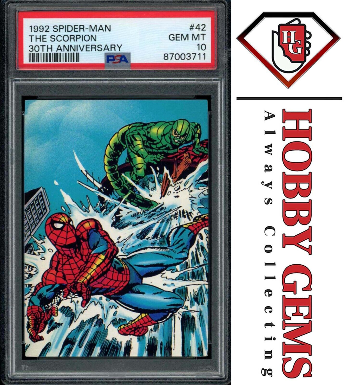 SPIDER-MAN THE SCORPION PSA 10 1992 Marvel Spider-Man 30th Anniversary #42