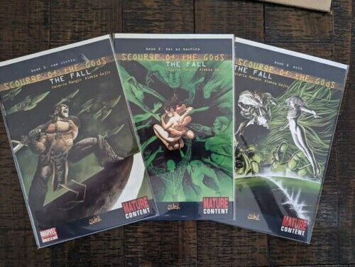 Scourge of the Gods #1-3 Complete Series (2009) *MATURE CONTENT; Marvel Comics