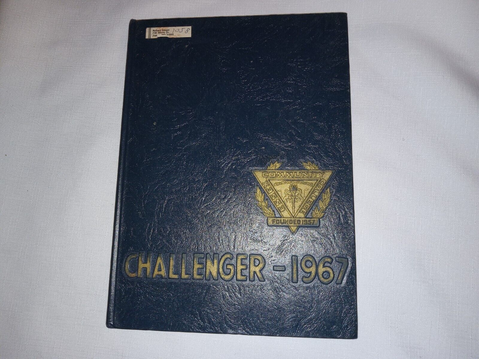 Vintage 1967 Essex Community College Challenger Yearbook Volume 3