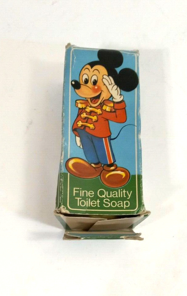 Mickey Mouse fine quality toilet soap VINTAGE - Made in England