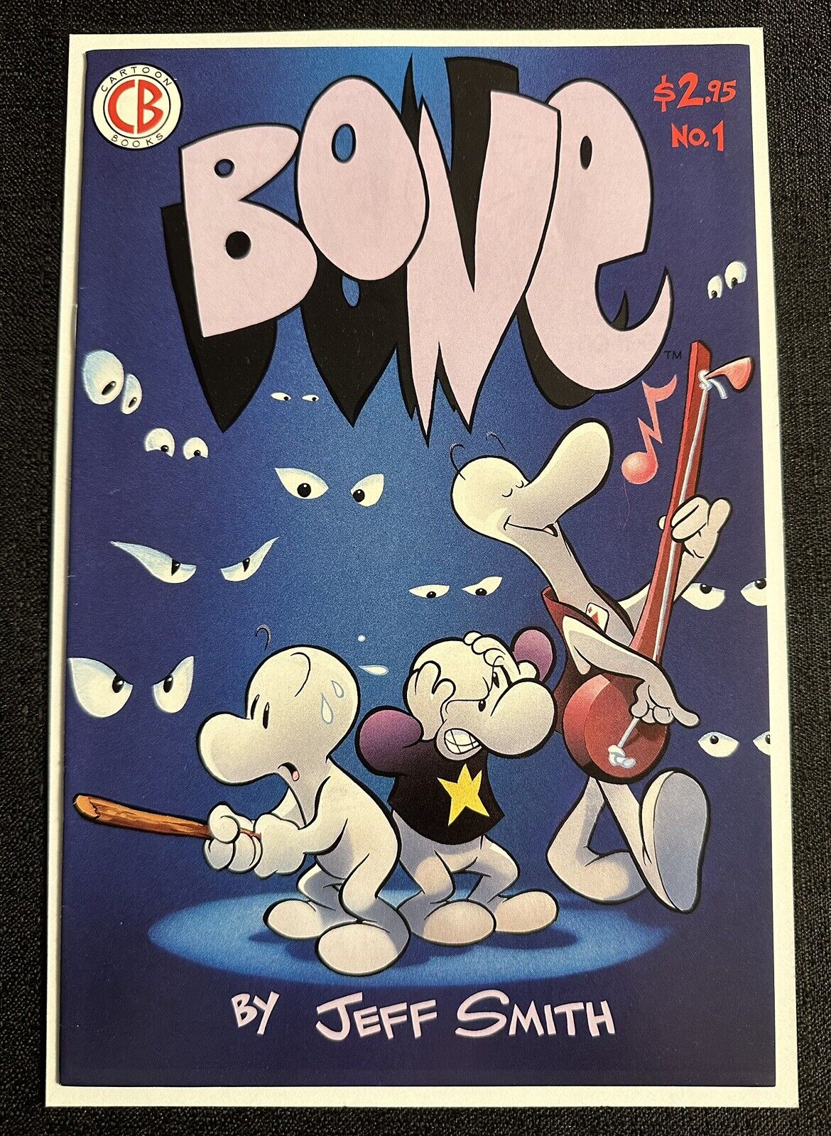 Cartoon Books (CB) Bone #1 6th Printing 1993 By Jeff Smith, B&W Comic. HTF