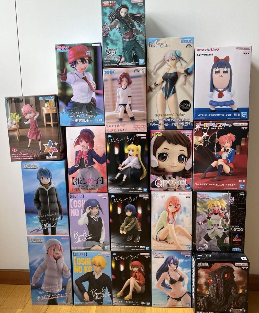 Anime Mixed set Oshi no Ko Hero Academia etc. Girls Figure lot of 20 Set sale