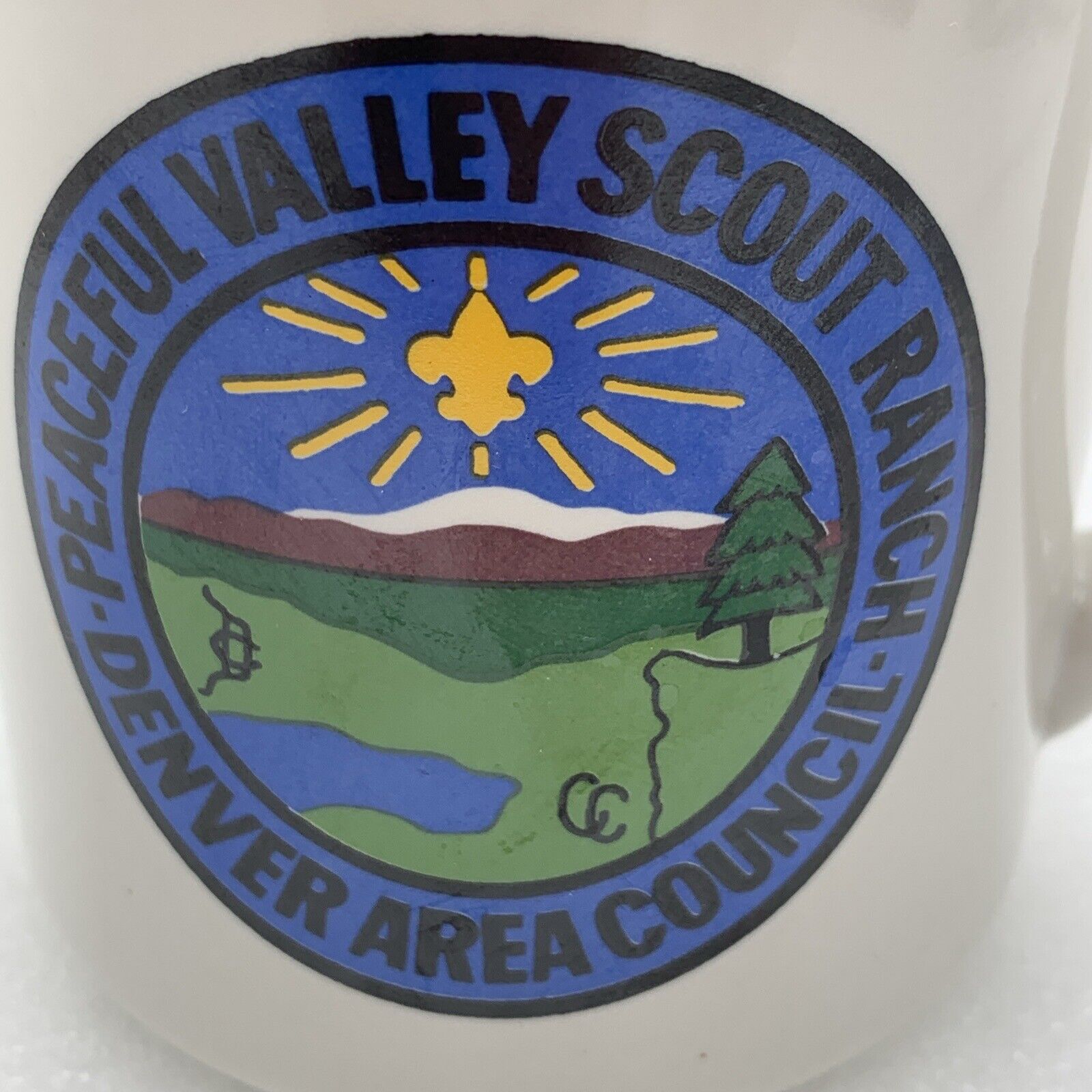 Boy Scout Coffee Mug Peaceful Valley Ranch Denver Area Council Scouts Of America