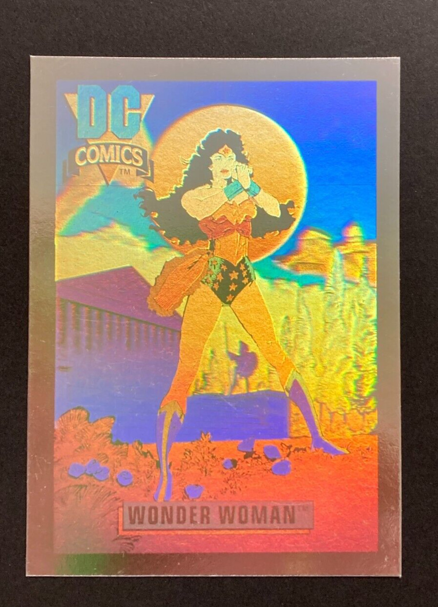 1992 DC Comics Wonder Woman Hologram from Impel\'s Series 1