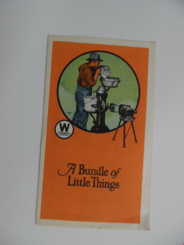 c.1920s Westinghouse Electric Light Power Plant Brochure Vintage Original 